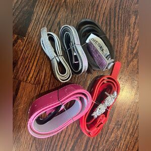 Pack of 5 belts